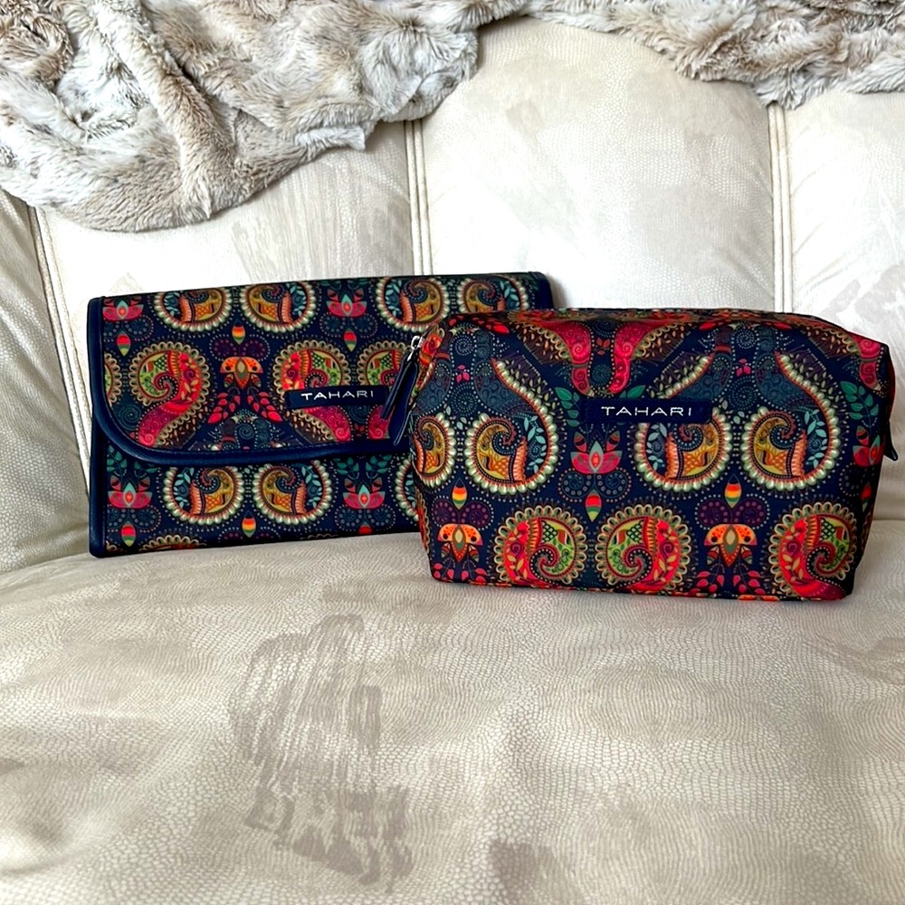 Tahari Bohemian Travel Toiletries set NWT